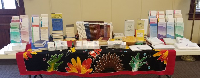 literature table